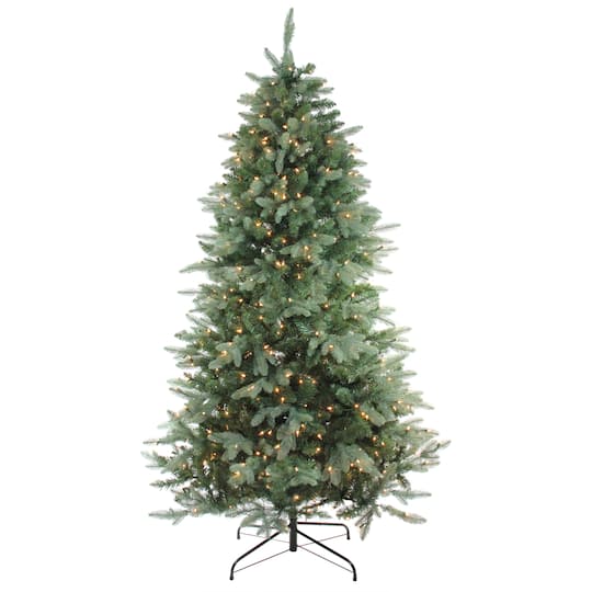 7.5Ft Pre-Lit Washington Frasier Artificial Christmas Tree, Clear Lights By Northlight in Green | 7.5 ft | Michaels®